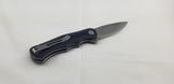 Bestech Knives Bobcat Linerlock Black/Blue G10 Folding D2 Steel Knife G22D1