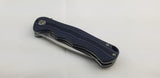 Bestech Knives Bobcat Linerlock Black/Blue G10 Folding D2 Steel Knife G22D1