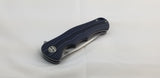 Bestech Knives Bobcat Linerlock Black/Blue G10 Folding D2 Steel Knife G22D1