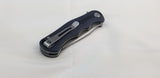 Bestech Knives Bobcat Linerlock Black/Blue G10 Folding D2 Steel Knife G22D1