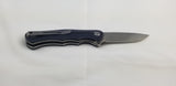 Bestech Knives Bobcat Linerlock Black/Blue G10 Folding D2 Steel Knife G22D1