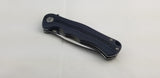 Bestech Knives Bobcat Linerlock Black/Blue G10 Folding D2 Steel Knife G22D2