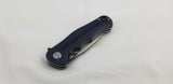 Bestech Knives Bobcat Linerlock Black/Blue G10 Folding D2 Steel Knife G22D2