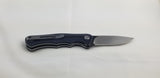 Bestech Knives Bobcat Linerlock Black/Blue G10 Folding D2 Steel Knife G22D2