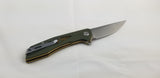 Bestech Knives EYE OF RA Linerlock Green Folding Knife G23B