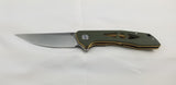 Bestech Knives EYE OF RA Linerlock Green Folding Knife G23B