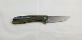 Bestech Knives EYE OF RA Linerlock Green Folding Knife G23B