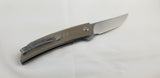 Bestech Knives Swift Beige Micarta Linerlock D2 Folding Knife 30c1