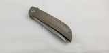 Bestech Knives Swift Beige Micarta Linerlock D2 Folding Knife 30c1