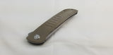 Bestech Knives Swift Beige Micarta Linerlock D2 Folding Knife 30c1