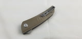 Bestech Knives Swift Beige Micarta Linerlock D2 Folding Knife 30c1