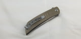 Bestech Knives Swift Beige Micarta Linerlock D2 Folding Knife 30c1