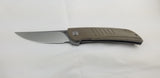 Bestech Knives Swift Beige Micarta Linerlock D2 Folding Knife 30c1