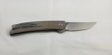 Bestech Knives Swift Beige Micarta Linerlock D2 Folding Knife 30c1