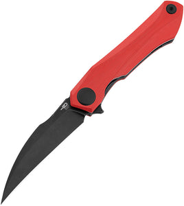 Bestech Knives Ivy Linerlock Red G10 Folding 14C28N Hawkbill Pocket Knife OPEN BOX