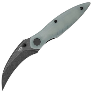 Bestech Knives Mantidae Linerlock Jade G10 Folding 14C28N Pocket Knife G60C