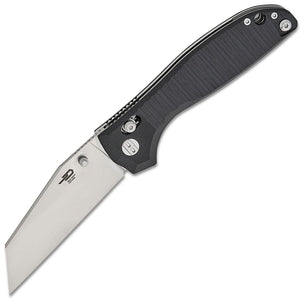 Bestech Knives Liger Crossbar Lock Black G10 Folding D2 Steel Pocket Knife G61A