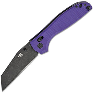 Bestech Knives Liger Crossbar Lock Purple G10 Folding D2 Steel Pocket Knife G61E