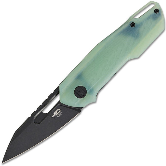 Bestech Knives Toddler Linerlock Jade G10 Folding 14C28N Pocket Knife G64F
