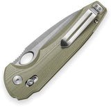 Bestech Knives Noctar Crossbar Lock OD Green G10 Folding 14C28N Pocket Knife G66B