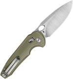 Bestech Knives Noctar Crossbar Lock OD Green G10 Folding 14C28N Pocket Knife G66B