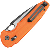 Bestech Knives Noctar Crossbar Lock Orange G10 Folding 14C28N Pocket Knife G66D