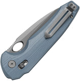 Bestech Knives Noctar Crossbar Lock Blue-Gray G10 Folding 14C28N Pocket Knife G66E