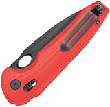 Bestech Knives Noctar Crossbar Lock Red G10 Folding 14C28N Pocket Knife G66G