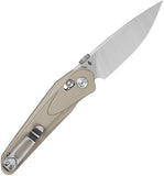 Bestech Knives Mothus Bar Lock Tan G10 Folding 14C28N Pocket Knife G67B