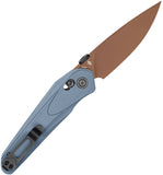Bestech Knives Mothus Bar Lock Blue-Gray G10 Folding Copper 14C28N Pocket Knife G67F