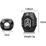 Bestechman Black Titanium Knife Lanyard Bead M18B