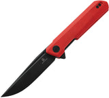 Bestechman Dundee Linerlock Red G10 Folding D2 Steel Pocket Knife KMK01L