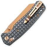 Bestechman Cicada's Wing Crossbar Lock Black Frag Stainless Folding PVD 10Cr15MoV Knife MK06S3