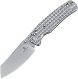 Bestechman Cicada's Wing Crossbar Lock Mirror Frag Stainless Folding 10Cr15MoV Knife MK06S5