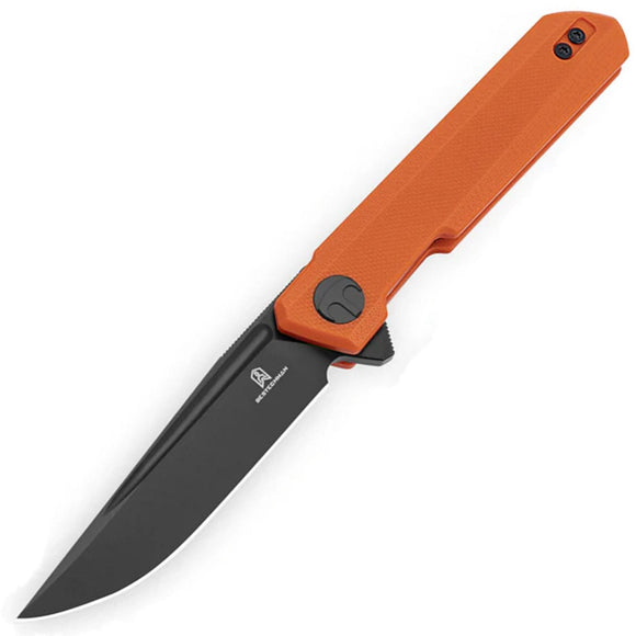 Bestechman Mini Dundee Slip Joint Orange G10 Folding D2 Steel Pocket Knife MK08C