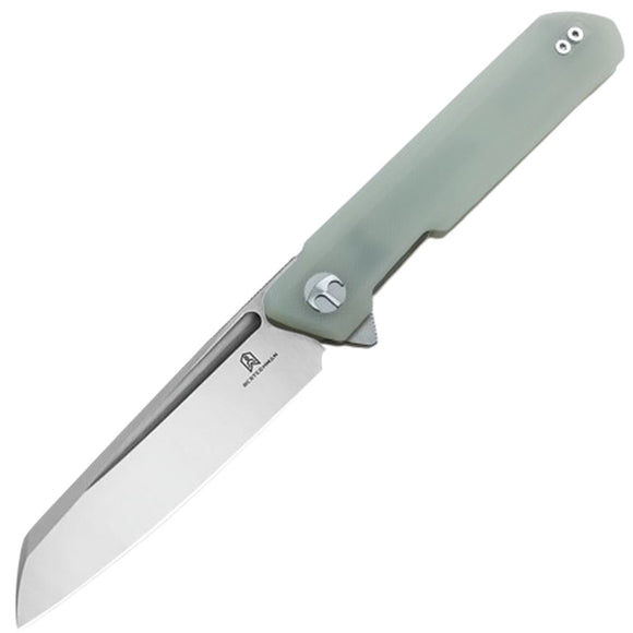 Bestechman Dundee Linerlock Jade G10 Folding MagnaCut Sheepsfoot Knife MK09H