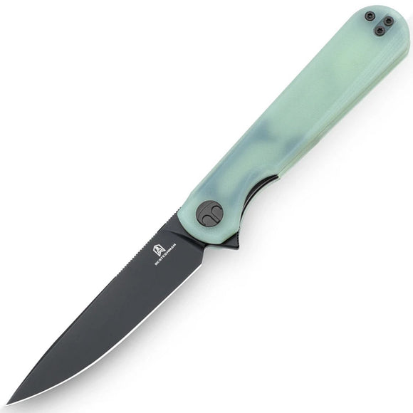 Bestechman Flick Linerlock Jade G10 Folding D2 Steel Pocket Knife MK13E