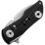 Bestech Knives 2500 Delta Framelock Black Titanium Folding S35VN Knife T2006C