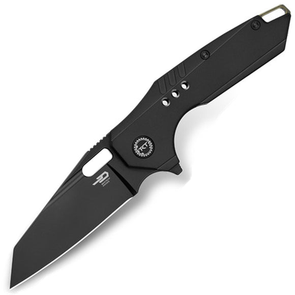 Bestech Knives Nyxie 3 Framelock Black Titanium Folding S35VN Pocket Knife 2308B