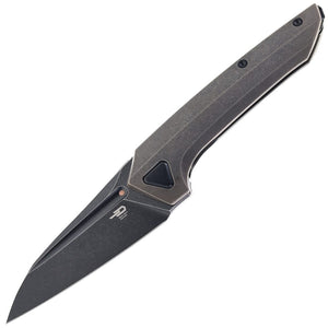 Bestech Knives VK-NAVI Framelock Black & Bronze Titanium Folding MagnaCut Knife T2402A