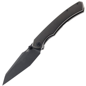 Bestech Knives Clastic Framelock Black & Bronze Titanium Folding MagnaCut Knife T2407B