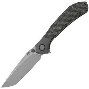 Bestech Knives Constellation Framelock Titanium & Black Micarta Folding MagnaCut Knife T2501A