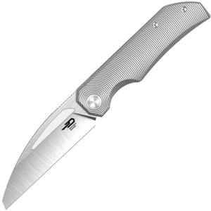 Bestech Knives Taipan Framelock Bead Blast Titanium Folding MagnaCut Pocket Knife T2503C