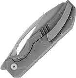 Bestech Knives Taipan Framelock Gray Titanium Folding MagnaCut Pocket Knife T2503F