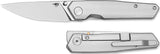 Bestech Knives VK-KUZE Framelock Gray Titanium Folding MagnaCut Knife T2504A