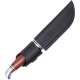 Buck Heritage Woodsman Cocobolo Wood 420HC Stainless Fixed Blade Knife w/ Sheath 102CCS1