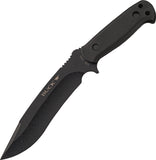 BUCK Knives 11" Reaper Fixed Drop Pt Blade Black Handle Knife + Sheath 620BKS