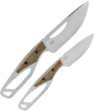Buck Paklite Field Kit Pro OD Green GFN 420HC Stainless Fixed Blade Knife Set 631GRSVP