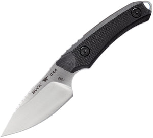 Buck Alpha Scout Elite Black G10 MagnaCut Drop Point Fixed Blade Knife 662BKS