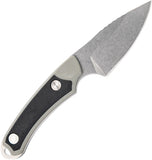 Buck Alpha Scout Select Gray GFN & Black 420HC Drop Point Fixed Blade Knife 662GYS